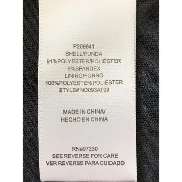 Madden NYC Black Textured Dress Short Sleeve Size Medium - Picture 6 of 7